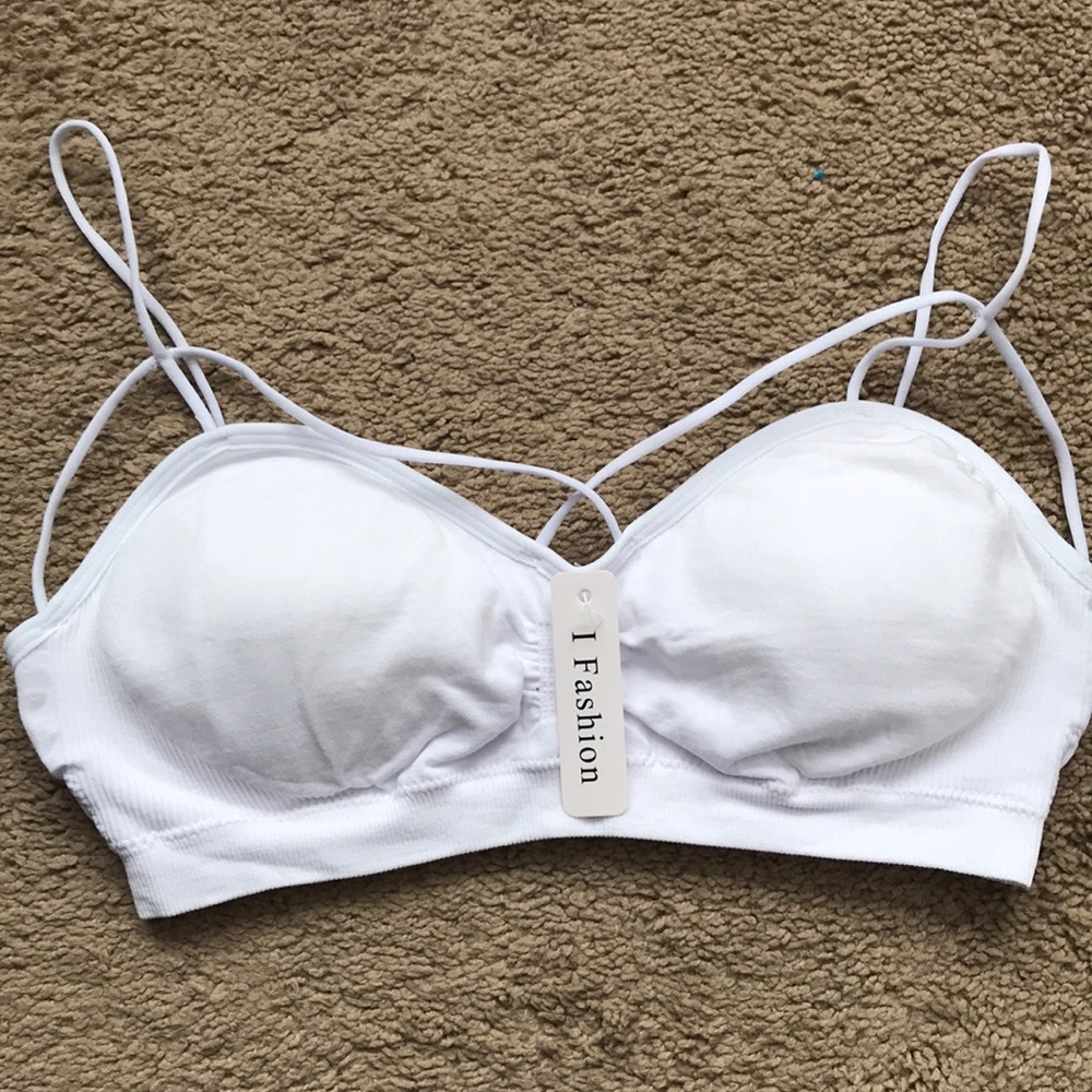 White bralette